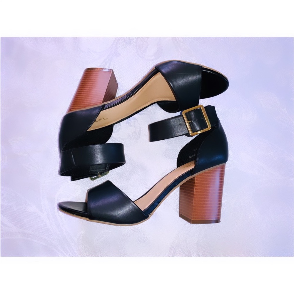 Black Merona Block Heels